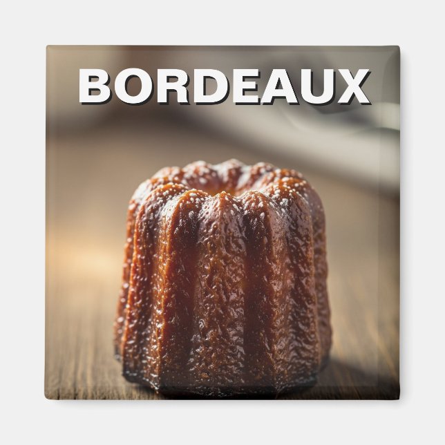 France Canele Travel Magnet (Vorne)