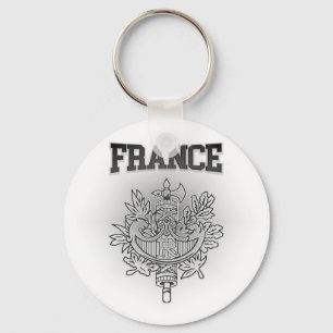 France Coat of Arms Schlüsselanhänger