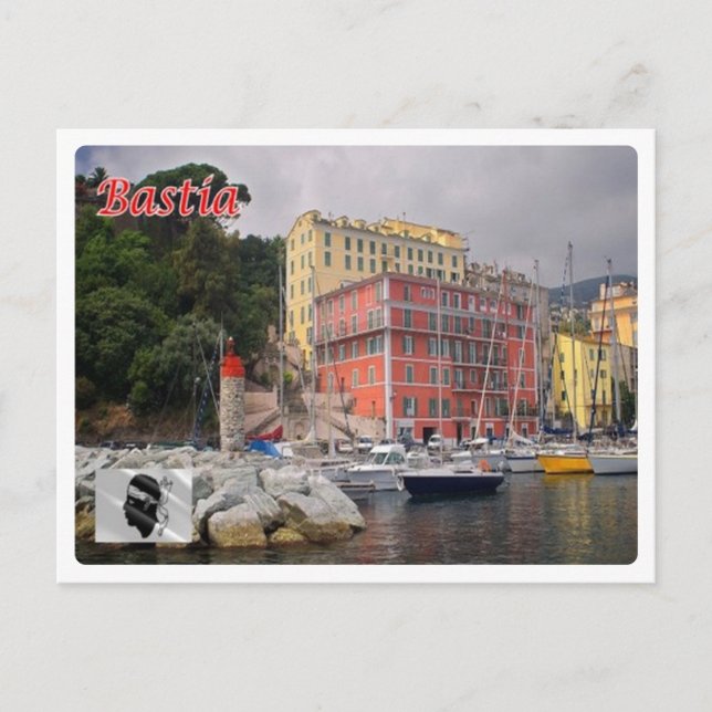 France - Corsica - Bastia - Postkarte (Vorderseite)