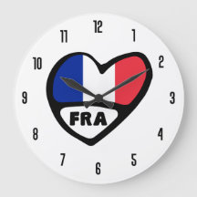France Country Code FRA Flag Herz