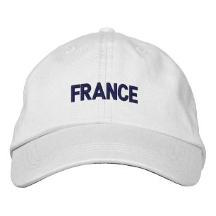 FRANCE Country Patriotic Design Bestickte Kappe