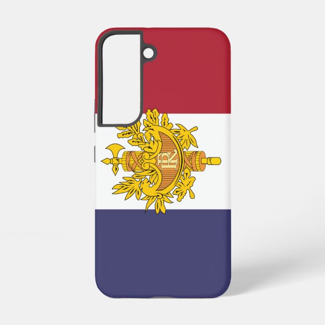 France flag phone case samsung galaxy hülle (Rückseite)