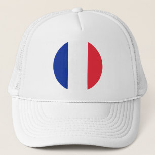 France Flag Trucker Hat Truckerkappe