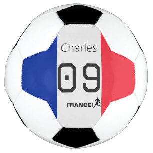 France Football Individuelle Teamfarben Athlet Fußball