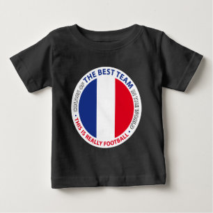 France Frankreich Art Shield Baby T-shirt