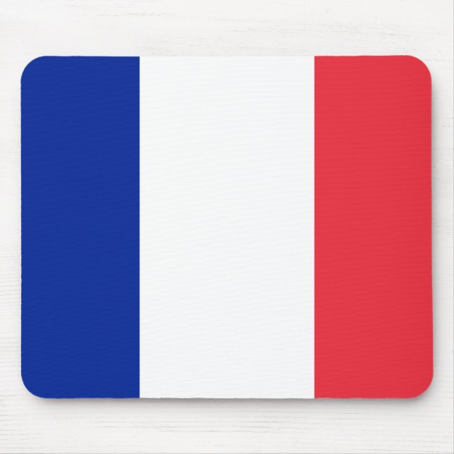 France (French) Flag Mousepad (Vorne)