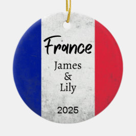 France - Ornement Drapeau, Personnalisé France