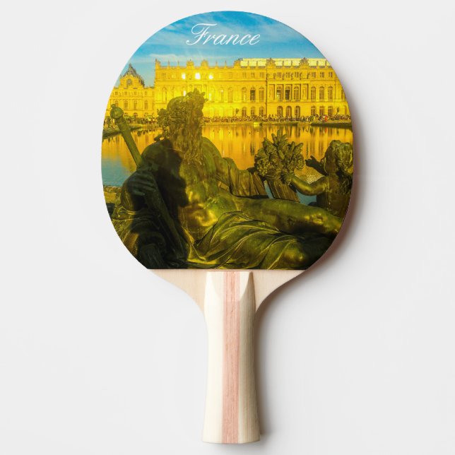 France Paris Architecture Sunset Versailles Tischtennis Schläger (Vorderseite)