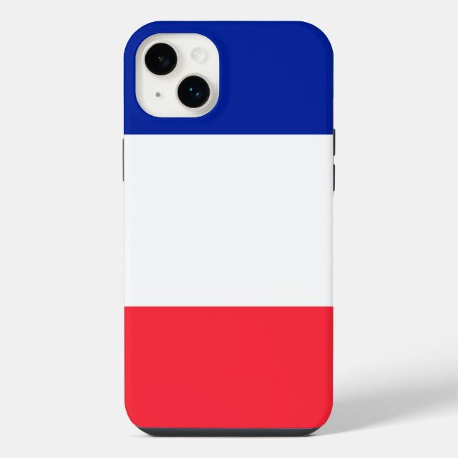 France Paris Flag Cell Phone Case iPhone 14 Plus Hülle (Rückseite)