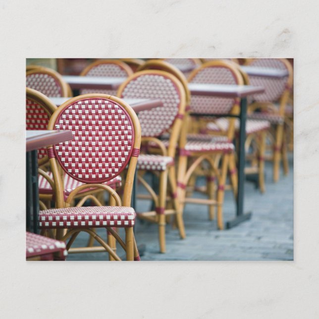 FRANCE, PARIS, Montmartre: Place du Tertre, Café Postkarte (Vorderseite)