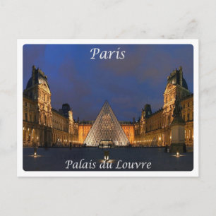 France - Paris - Palais du Louvre - Postkarte