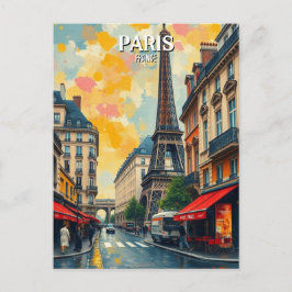 france PARIS Vintag Postkarte