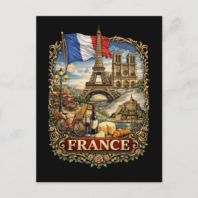 France Postkarte (Vorderseite)