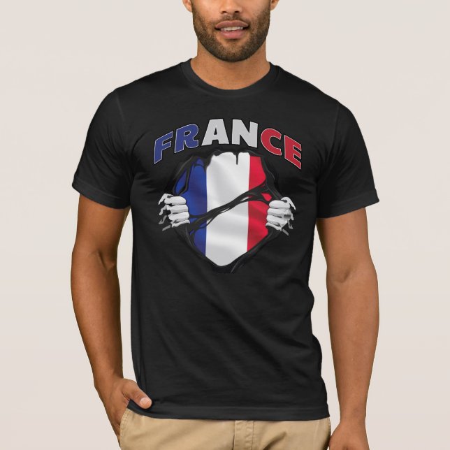 France Pride T-Shirt (Vorderseite)