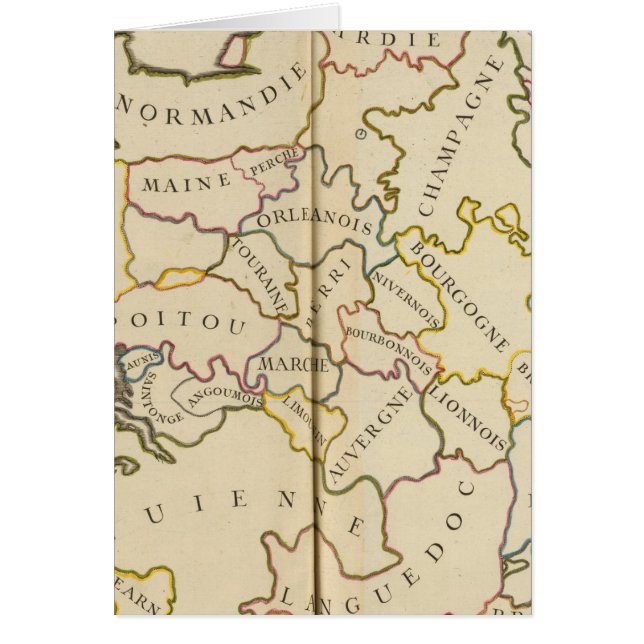 France, provinces et limites (Devant)