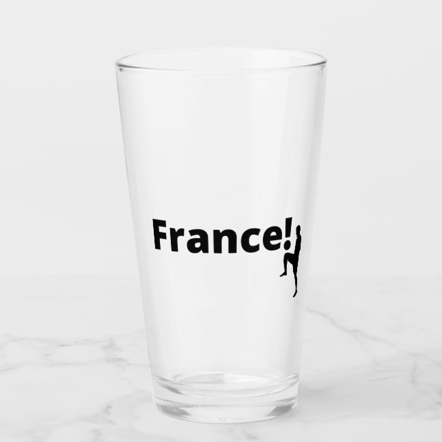 France Soccer Glas (Vorderseite)