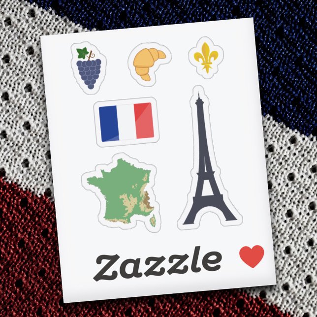 France Stickers Set Aufkleber (France Stickers Set)