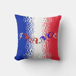 France Throw Pillow Kissen
