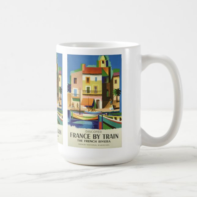 FRANCE Vintage Reise Tasse (Rechts)