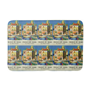 FRANCE Vintage Reisebadematten Badematte