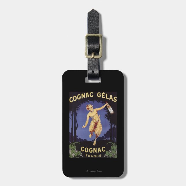 FranceCognac Gelas förderndes PosterFrance Gepäckanhänger (Vorderseite vertikal)