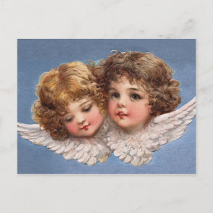Frances Brundage: Angel Couple 1 Postkarte