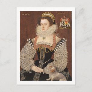 Frances Clinton, Lady Chandos (1552-1623) 1579 (oi Postkarte