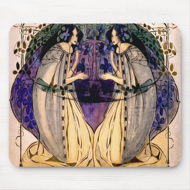 Frances MacDonald - Frühling Mousepad (Vorne)