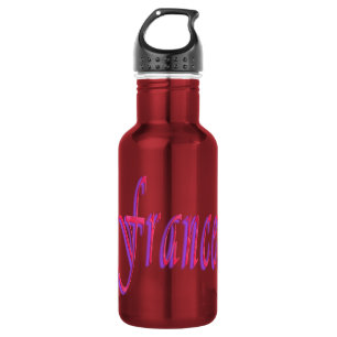 Frances, Name-Logo, Trinkflasche