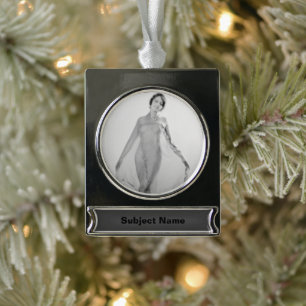 Francesca a Bella Ragazza, Schöne Italienische Gir Banner-Ornament Silber