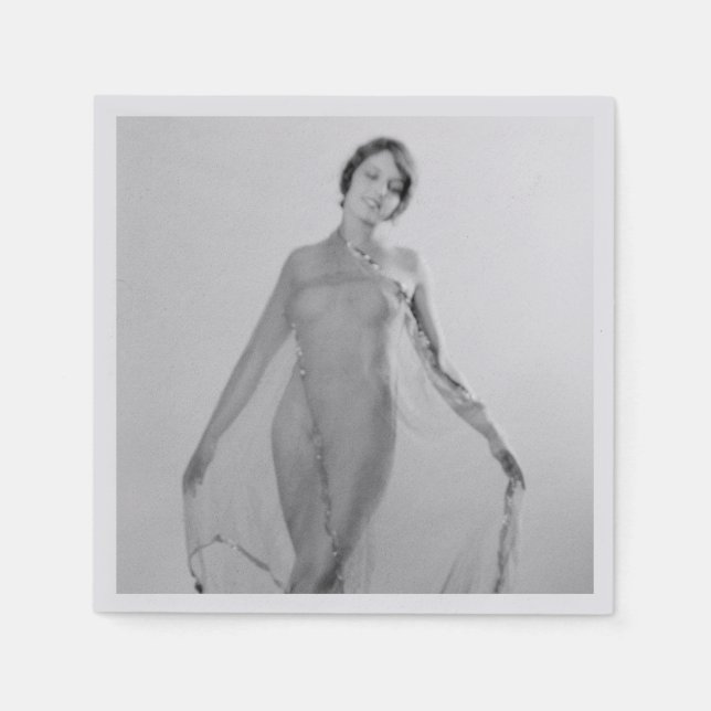 Francesca a Bella Ragazza, Schöne Italienische Gir Serviette (Vorderseite)