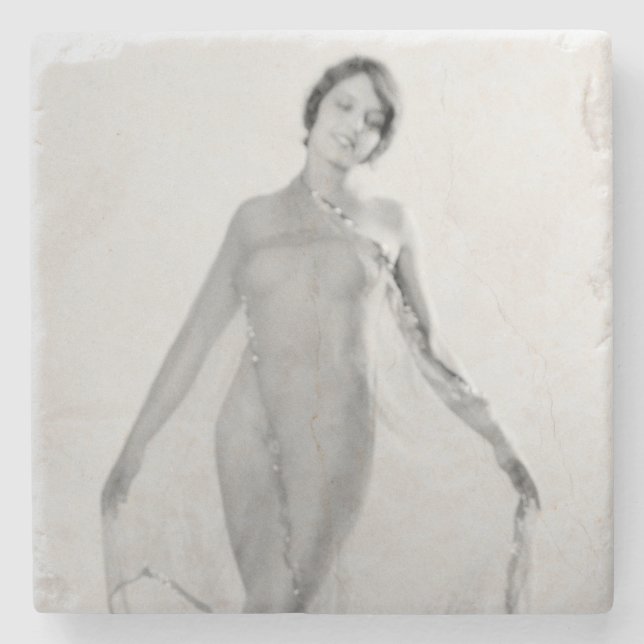 Francesca a Bella Ragazza, Schöne Italienische Gir Steinuntersetzer (Vorderseite)