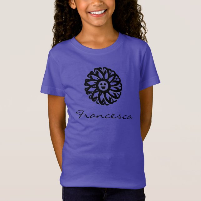 Francesca Smiling Blume Shirt (Vorderseite)