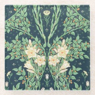 Francesca-Tapetenentwurf Glasuntersetzer