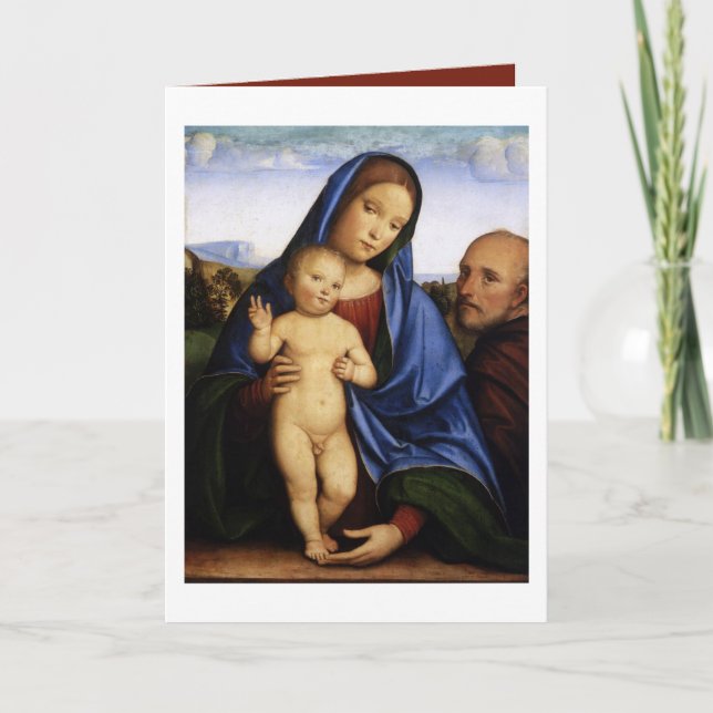 Francesco Francia Die heilige Familie Karte (Vorderseite)