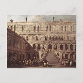 Francesco Guardi - Die Krönung des Dogen Postkarte