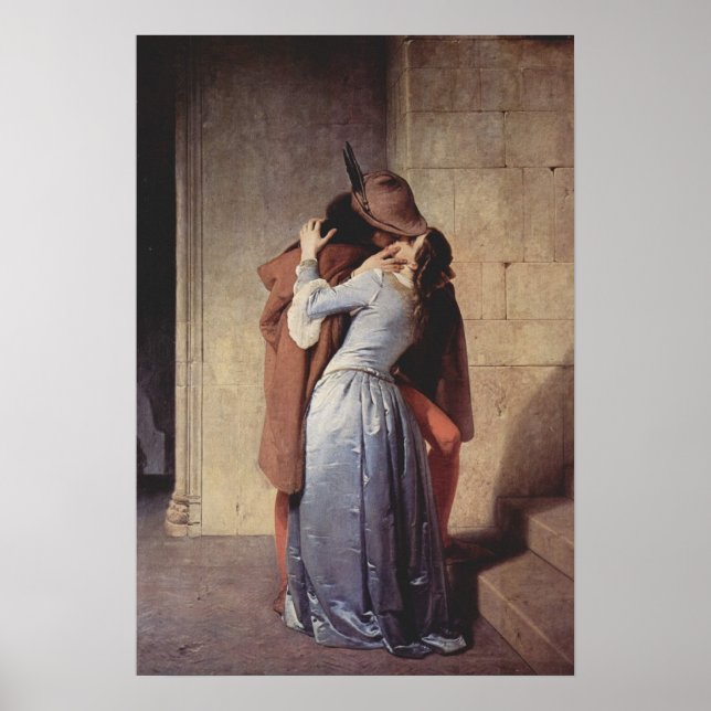 Francesco Hayez Kiss Poster (Vorne)