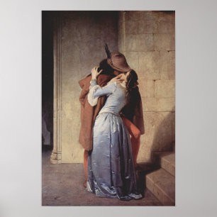 Francesco Hayez-Kuss Poster