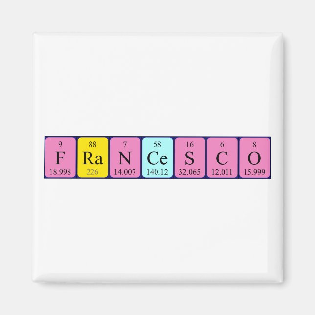 Francesco Periodenmagnet Magnet (Vorne)