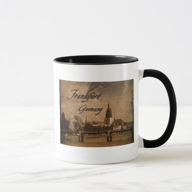 Francfort, Allemagne Art Mug (Droite)