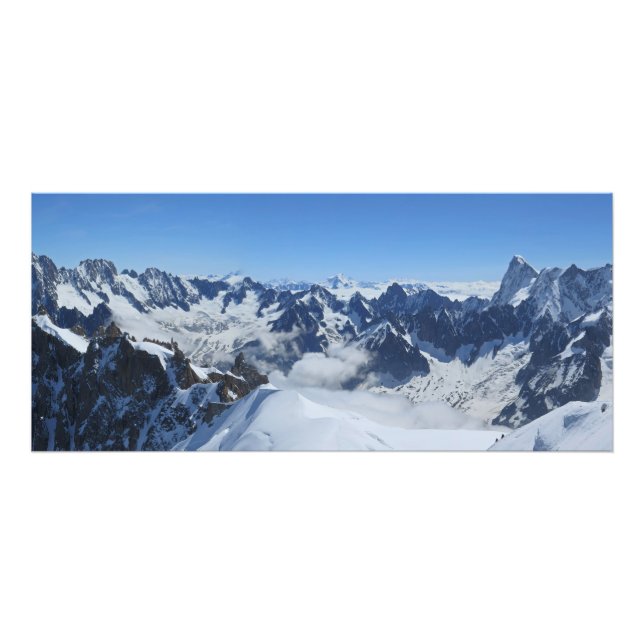 Franch Alps Chamonix Panorama Fotodruck (Vorne)