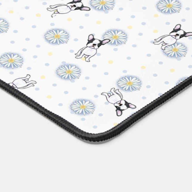 Franchies and Daisies Art Desk Mat Schreibtischunterlage (Ecke)