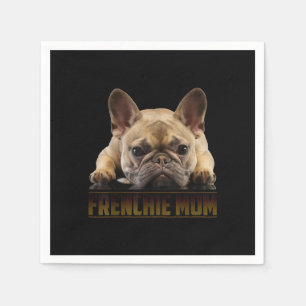 Franchisenmutter   Französische Bulldogin-Mama-Ges Serviette