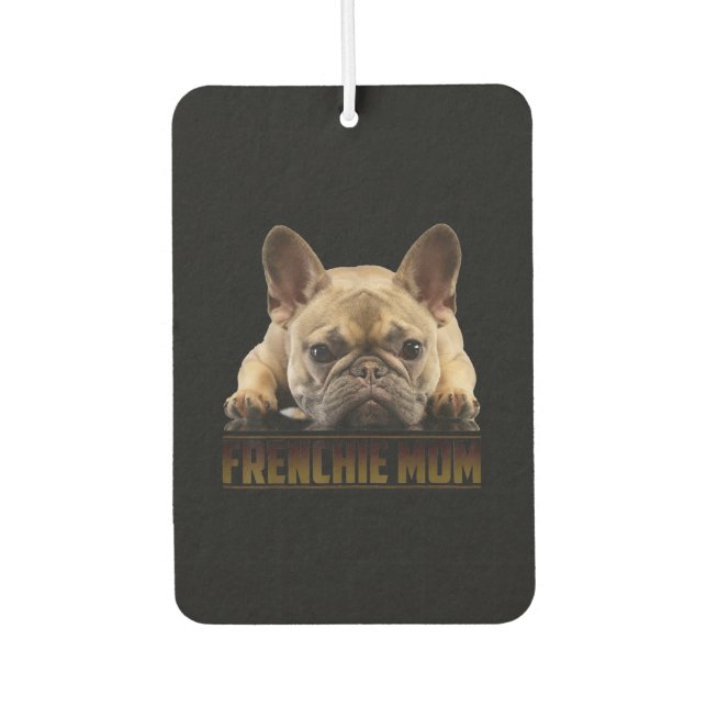 Franchisenmutter | Französische Bulldogmama-Gesche Autolufterfrischer (Vorderseite)
