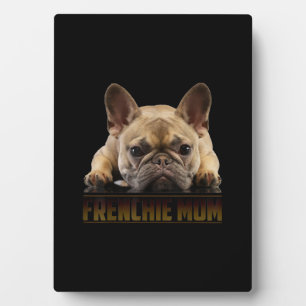 Franchisenmutter Französische Bulldogmama-Gesche Fotoplatte