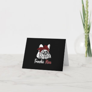 Franchisenmutter Französischer Bulldog mit rotem Karte