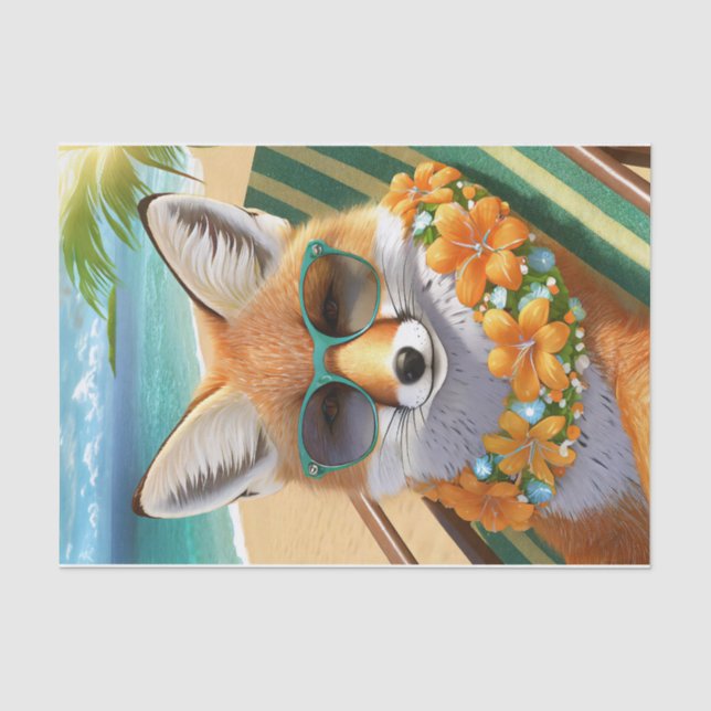 Francie Fox im Paradies, Sommerspass! Seidenpapier (Vorderseite)
