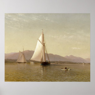 Francis Augustus Silva - Der Hudson im Tappan Poster