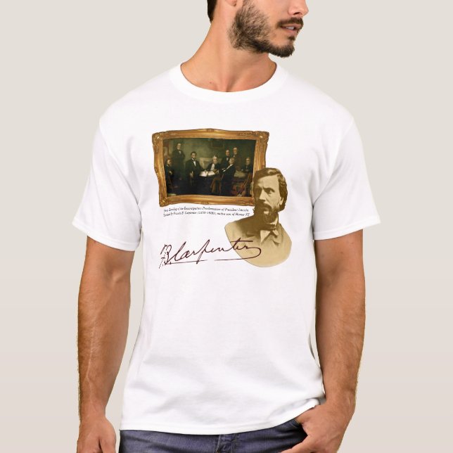 Francis B. Carpenter Abe Lincoln Painter T-Shirt (Vorderseite)