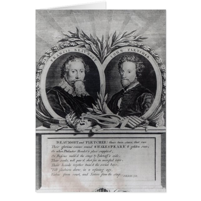 Francis Beaumont et John Fletcher (Devant)